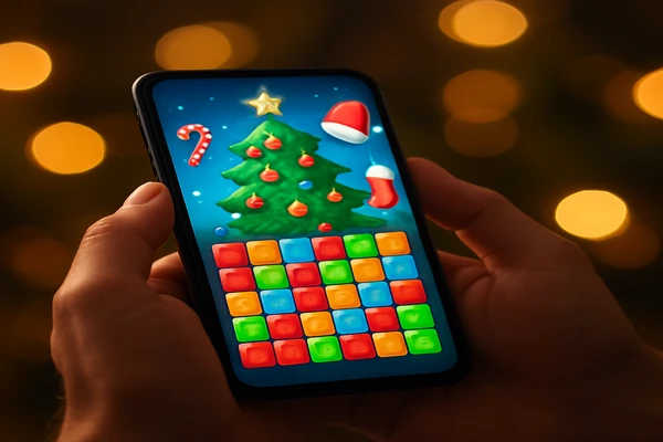 একজন ব্যবহারকারী স্মার্টফোনে স্বাচ্ছন্দ্যে অনলাইন গেম খেলছেন